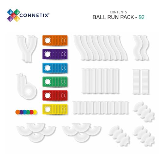 Connetix® Magnetic Tiles Rainbow Ball Run Set